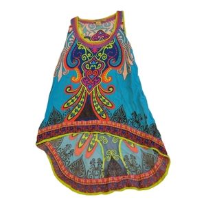 Flying Tomato Womens Size Small Racerback Tank Colorful